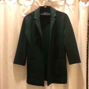 J. Crew open front sweater blazer sz XXS